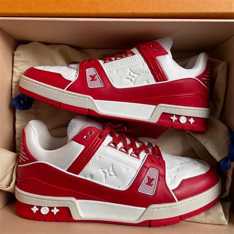 tenis louis vuitton rojos|Louis Vuitton lv sneakers.